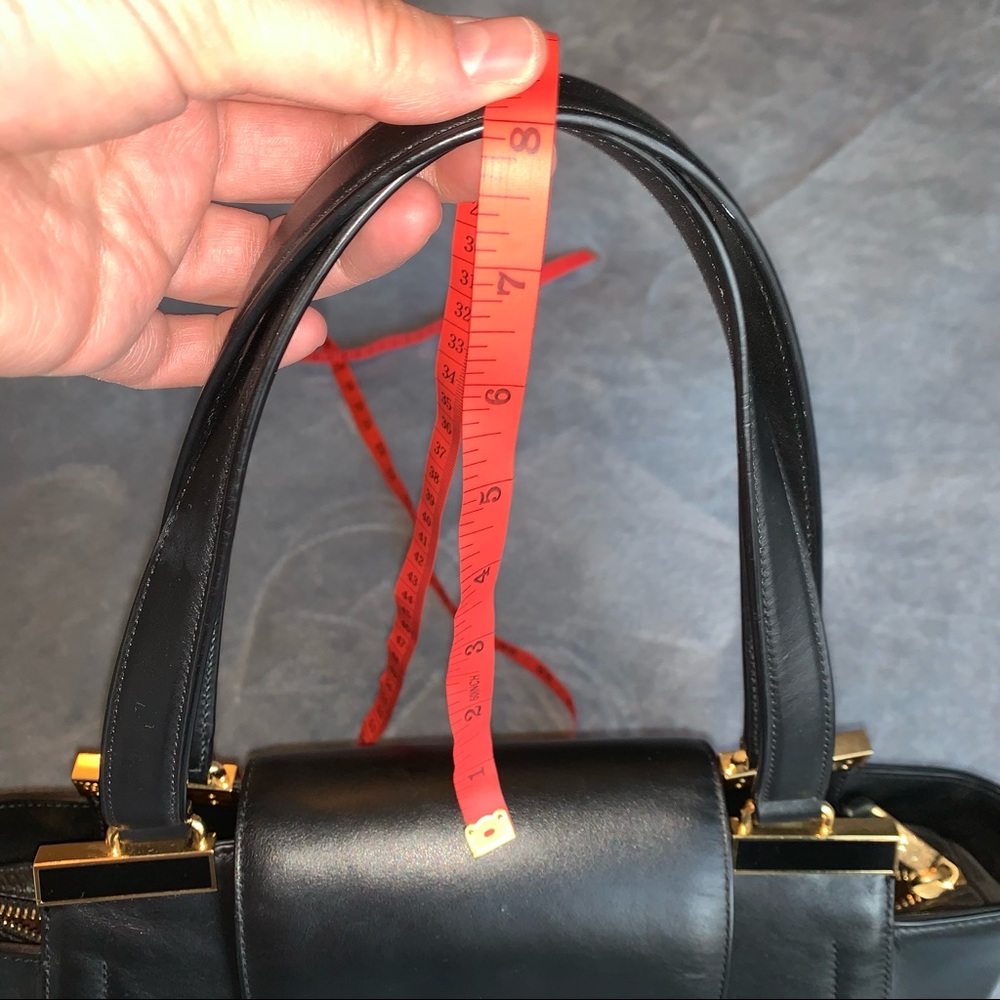 Ralph Lauren leather black shoulder bag - Picture 14 of 14